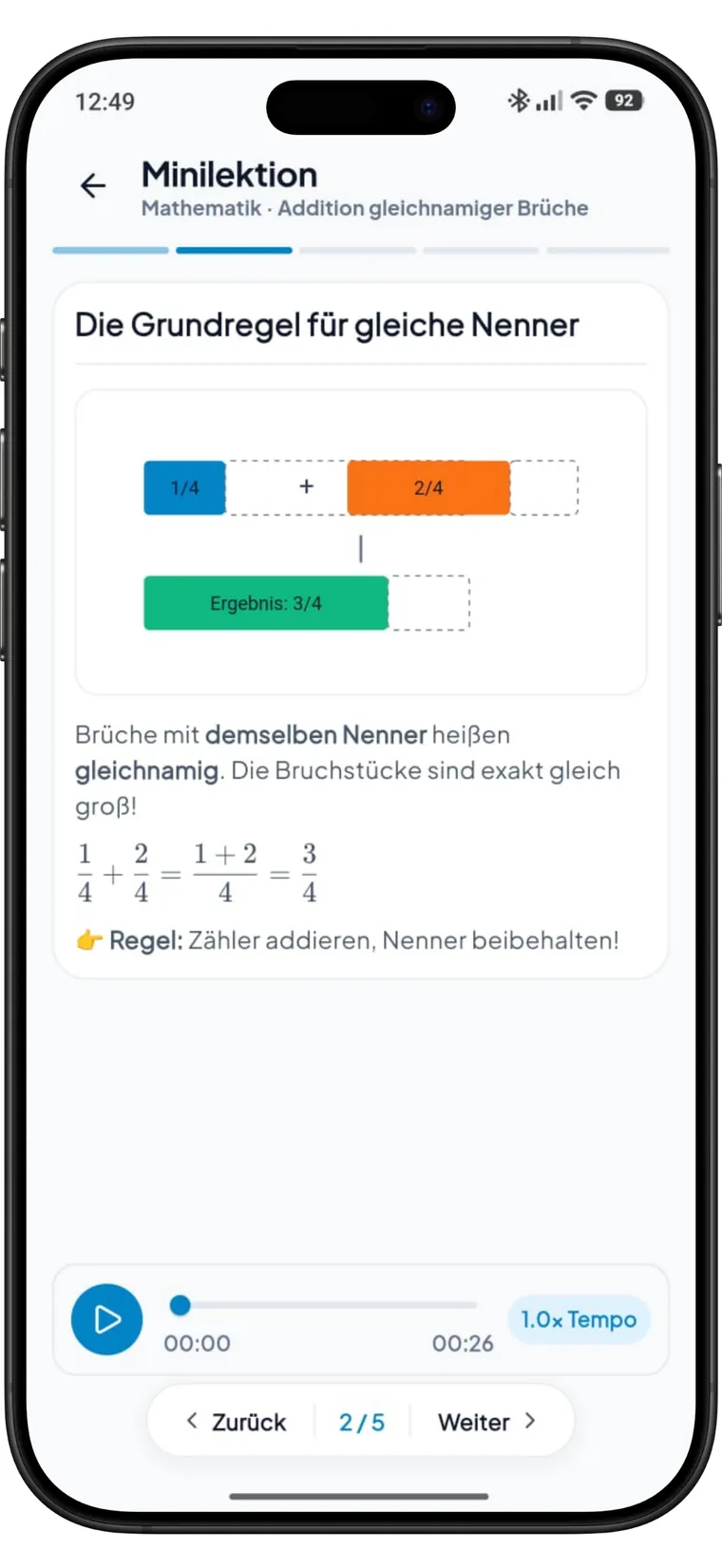 Lernaido App-Screenshot 2